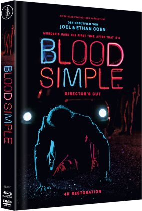Blood Simple (1984) (Cover B, Director's Cut, Édition Limitée, Mediabook, Blu-ray + DVD)