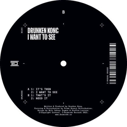 Drunken Kong - I Want To See (12" Maxi)