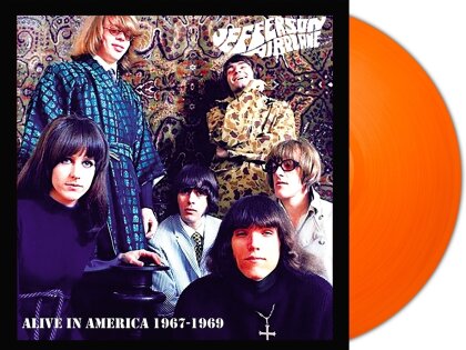 Jefferson Airplane - Alive In America 1967-1969 (2023 Reissue, Deluxe Edition, Remastered, Orange Vinyl, 2 LPs)