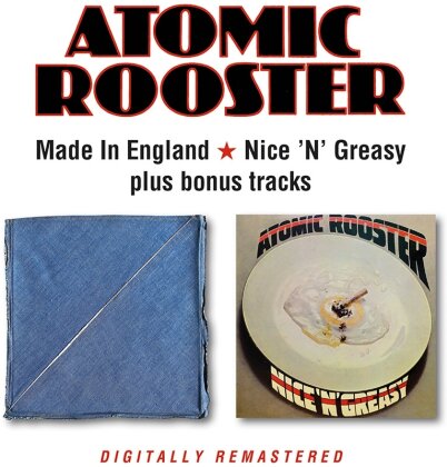 Atomic Rooster - Made In England / Nice N Greasy (Bonustracks, 2023 Reissue, BGO - BEAT GOES ON, 2 CDs)