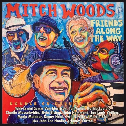 Mitch Woods - Friends Along The Way (2023 Reissue, Mitchell Woods, Deluxe Edition, 2 CD)