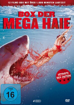Box der Mega Haie - 12 Filme-Box (Ultimate Edition, 4 DVDs)
