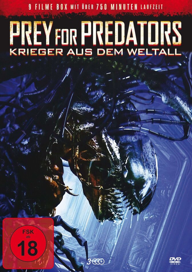 Prey for Predators Krieger aus dem Weltall 9 Filme 3 DVDs