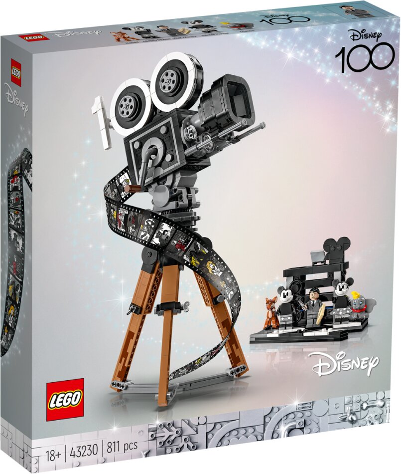 Kamera - Hommage an Walt - Disney, Lego Disney, 811 Teile,