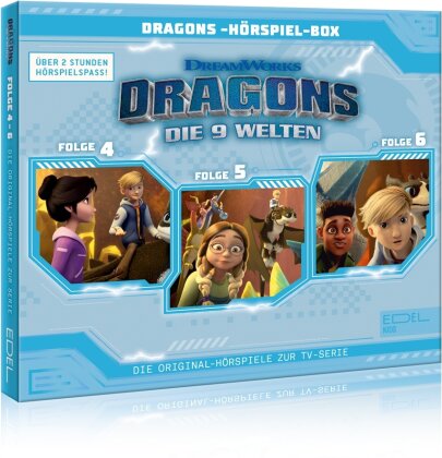 Dragons-Die 9 Welten - Hörspiel-Box,Folge 4-6 (3 CDs)
