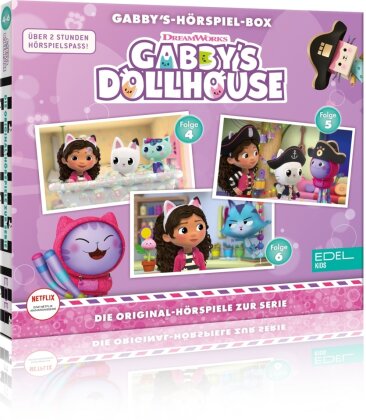 Gabby's Dollhouse - Hörspiel-Box,Folge 4-6 (3 CDs)
