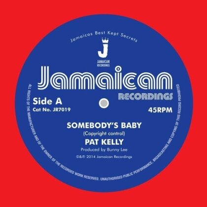 Pat Kelly - Somebody's Baby/I'm In The Mood For Love (2023 Reissue, Jamaican Recordings, 7" Single)