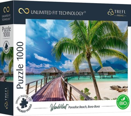 UFT Puzzle 1000 - Wanderlust: Paradise Beach, Bora-Bora
