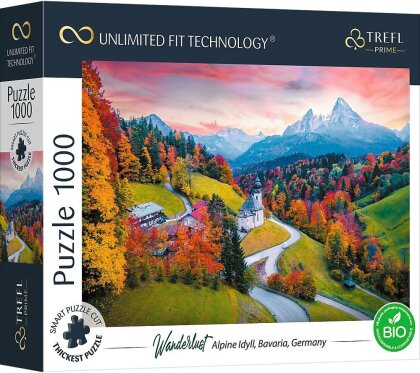 UFT Puzzle 1000 - Wanderlust: Alpenidylle, Bayern