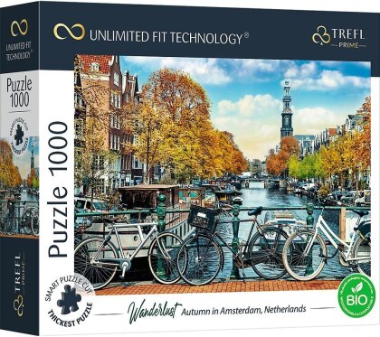 UFT Puzzle 1000 - Wanderlust: Herbst in Amsterdam, Niederlande