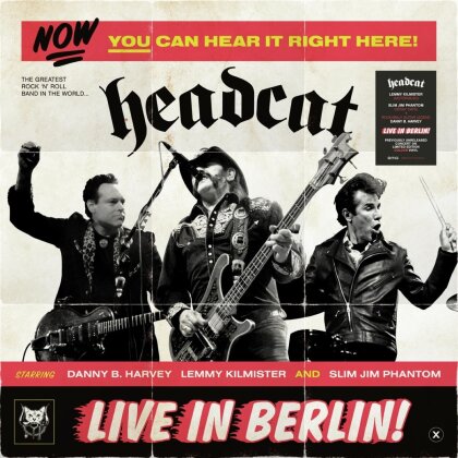 Head Cat (Lemmy/Slim Jim Phantom/Harvey) - Live in Berlin! (2 LPs)