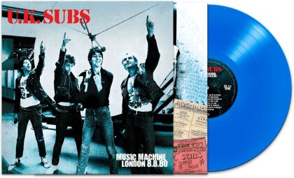 UK Subs - Music Machine London 8-8-80 (Cleopatra, Blue Vinyl, LP)