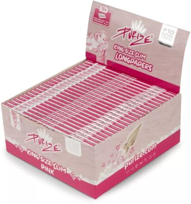 PURIZE® KingSize Pink Papers (Box 50Stk.)