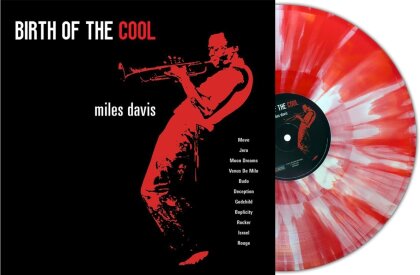 Miles Davis - Birth Of The Cool (2023 Reissue, Second Records, Limited Edition, Red/White Splatter Vinyl, LP)