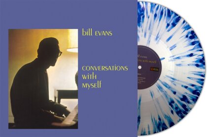 Bill Evans - Conversations With Myself (2023 Reissue, Second Records, Édition Limitée, Clear/Blue Splatter Vinyl, LP)