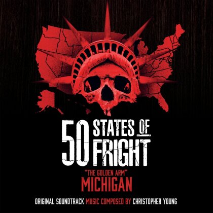 Christopher Young - 50 States Of Fright: The Golden Arm (Michigan) (2023 Reissue, Notefornote Entertainment, Limited Edition, Gold Colored Vinyl, LP)