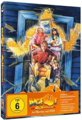 Bigfoot und die Hendersons (1987) (Cover B, Limited Edition, Mediabook, Blu-ray + DVD)