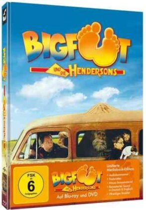 Bigfoot und die Hendersons (1987) (Cover F, Limited Edition, Mediabook, Blu-ray + DVD)