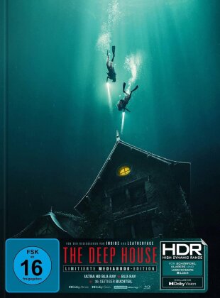 The Deep House (2021) (Cover B, Limited Edition, Mediabook, Uncut, 4K Ultra HD + Blu-ray)