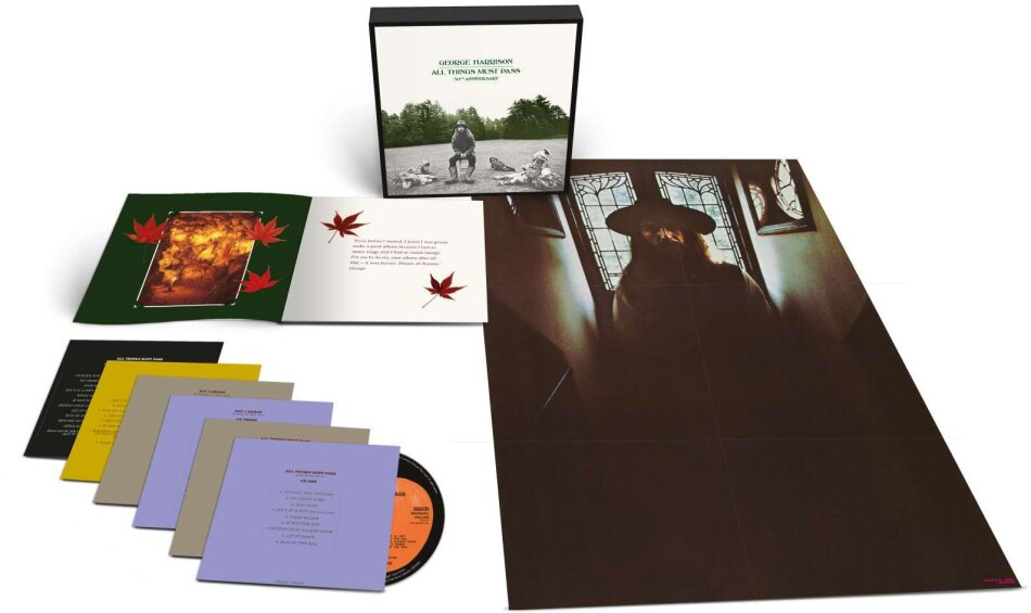 George Harrison - All Things Must Pass (2021 Reissue, Boxset, 5 CDs + Blu-ray)