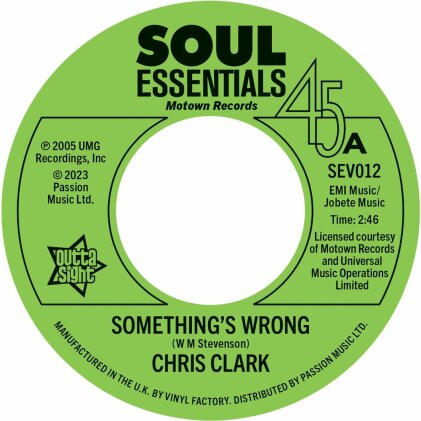 Chris Clark - Something's Wrong/Do I Love You (Indeed I Do) (7" Single)