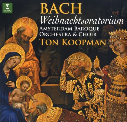 Johann Sebastian Bach (1685-1750), Lisa Larsson, Elisabeth von Magnus, Amsterdam Baroque Orchestra & Choir & Ton Koopman - Weihnachtsoratorium (2023 Reissue, Erato, 3 LPs)