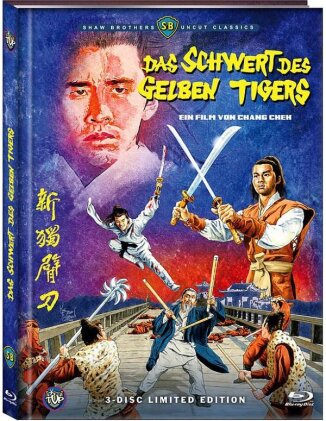 Das Schwert des gelben Tigers (1971) (Cover A, Final Edition, Shaw Brothers Classics, Limited Edition, Mediabook, Uncut, Blu-ray + 2 DVDs)