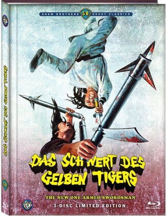 Das Schwert des gelben Tigers (1971) (Cover C, Final Edition, Shaw Brothers Classics, Limited Edition, Mediabook, Uncut, Blu-ray + 2 DVDs)