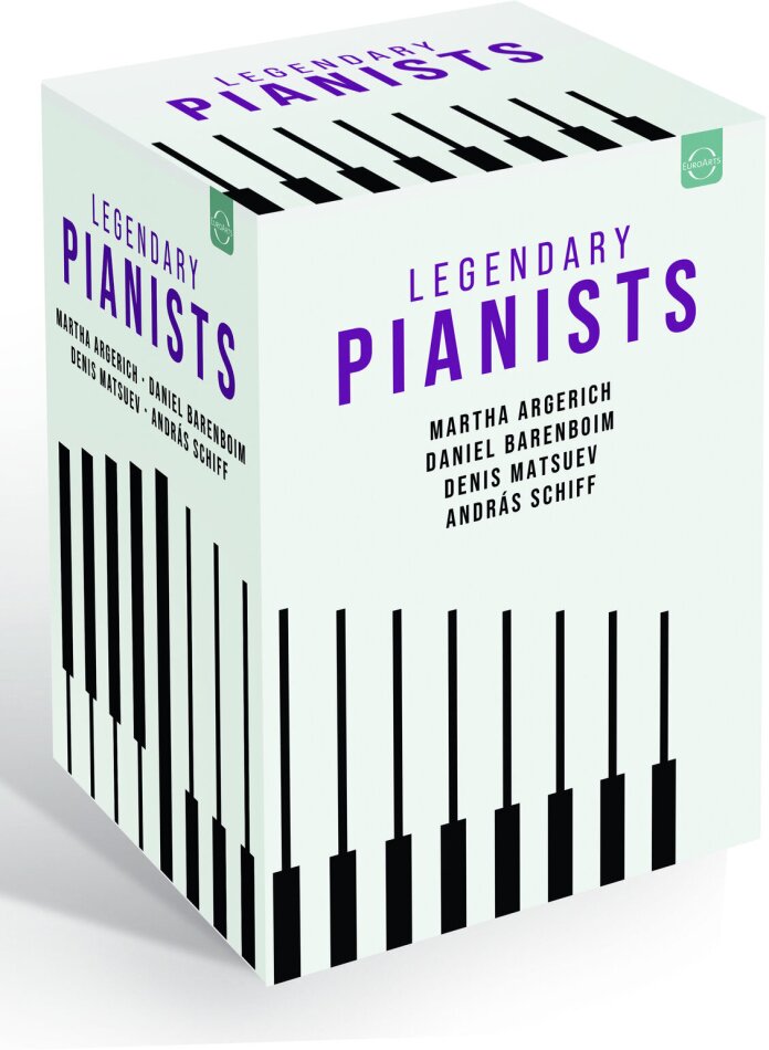 Legendary Pianists (Limited Edition, 8 DVDs)