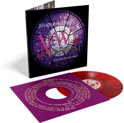 Simple Minds - New Gold Dream - Live From Paisley Abbey (Red & Black Marble Vinyl, LP)