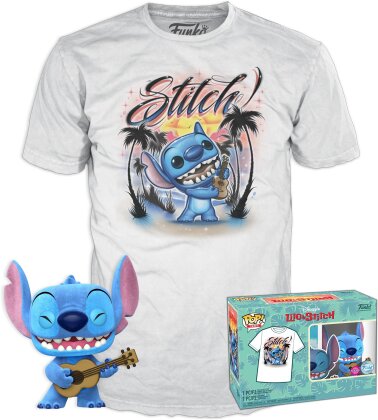 Funko Pop! & Tee: Disney Lilo & Stitch - Ukelele Stitch (T-Shirt Unisex)