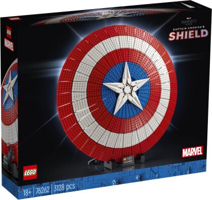 Captain Americas Schild - Lego Marvel, 3128 Teile,