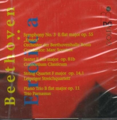 Orchester der Beethovenhalle Bonn, Ludwig van Beethoven (1770-1827), Marc Soustrot, Consortium Classicum, … - Symphony No.3 'Eroica' - Trio op.11 - Sextet (2 CDs)