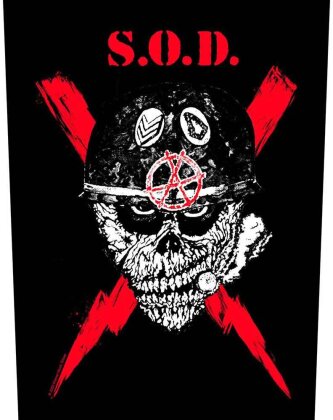 Stormtroopers of Death Back Patch - Scrawled Lightning