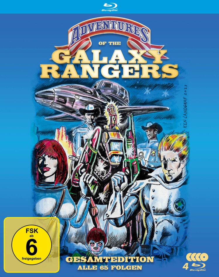 Adventures of the Galaxy Rangers - Episode 1-65 (Komplett-Edition, 4 Blu-rays)