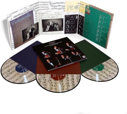 Yo-Yo Ma & Johann Sebastian Bach (1685-1750) - The Six Unaccompanied Cello Suites - The 1983 Sessions (2023 Reissue, Picture Disc, 3 LP)