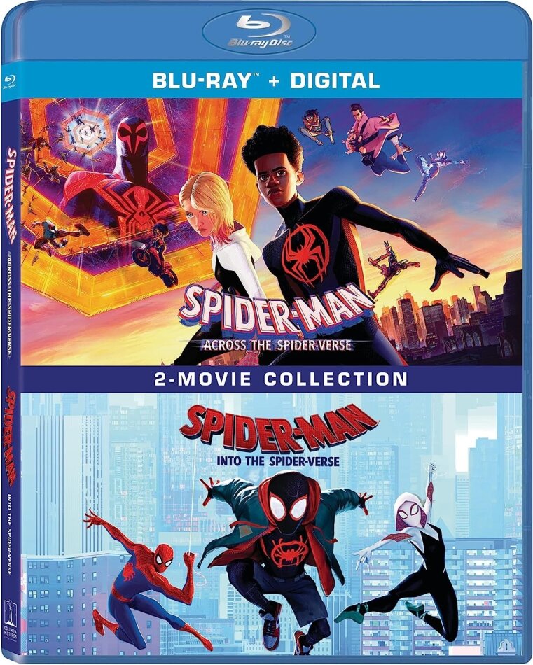 Spider-Man: Across the Spider-Verse (2023) / Spider-Man: Into the  Spider-Verse (2018) - 2-Movie Collection (2 Blu-ray) 