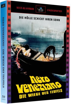 Nero Veneziano - Die Wiege des Teufels (1978) (Cover A, Kult-Klassiker, Limited Edition, Mediabook, Uncut, Blu-ray + DVD + CD)
