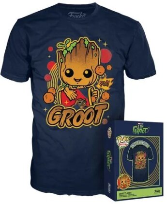 Marvel: Funko Pop! Newboxed Tee - Groot Shorts - Groot (T-Shirt Tg. S)