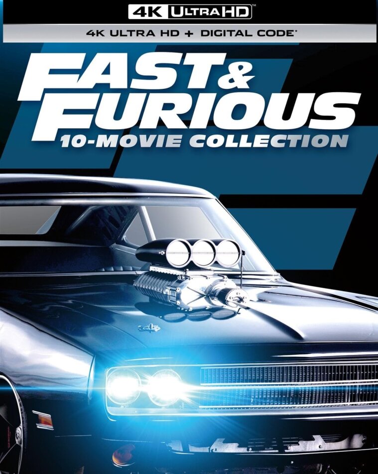 Fast & Furious - 10-Movie Collection (10 4K Ultra HDs)