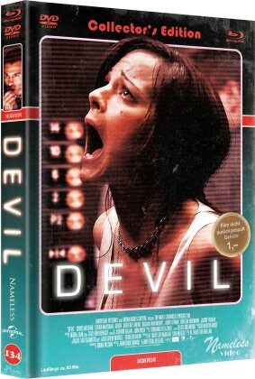 Devil (2010) (Cover C, Édition Collector, Édition Limitée, Mediabook, Blu-ray + DVD)