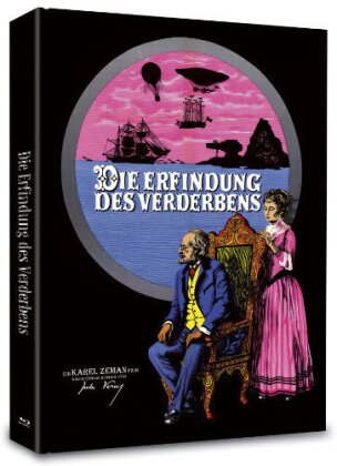 Die Erfindung des Verderbens (1958) (Cover A, Édition Limitée, Mediabook, Version Restaurée, Blu-ray + DVD + Livre audio)