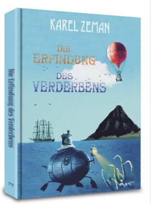 Die Erfindung des Verderbens (1958) (Cover C, Édition Limitée, Mediabook, Version Restaurée, Blu-ray + DVD + Livre audio)