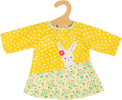 Tunika Kleid Bunny Gr. 35-45 cm - fröhliches gelb, Hase,