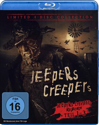 Jeepers Creepers 1-3 & Jeepers Creepers: Reborn (Limited Edition, 4 Blu-rays)