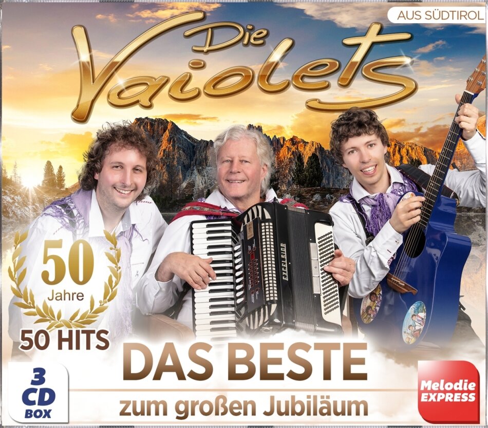 Die Vaiolets - Das Beste zum großen Jubiläum - 50 Jahre 50 Hits (3 CDs)