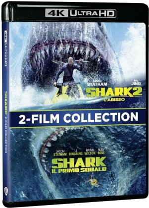 Shark 2 - L'abisso (2023) / Shark - Il primo squalo (2018) - 2-Film Collection (2 4K Ultra HDs + 2 Blu-ray)