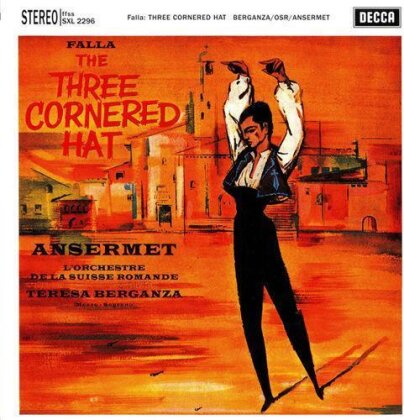Teresa Berganza, Manuel de Falla (1867-1946), Ernest Ansermet & L'Orchestre de la Suisse Romande - The Three Cornered Hat - Complete Ballet (LP)