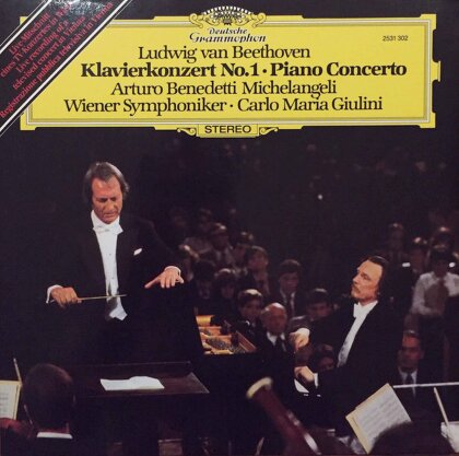 Vienna Philarmonic Orchestra, Ludwig van Beethoven (1770-1827), Carlo Maria Giulini & Arturo Benedetti Michelangeli - Piano Concerto N. 1 (LP)