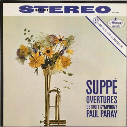 Detroit Symphony Orchestra, Franz von Suppé (1819-1895) & Paul Paray (1886-1979) - Overtures - Pique Dame, Beautiful Galatea (LP)